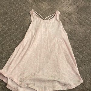 Soft pink Ivivva adorable tank top with silver accents. No longer available!
